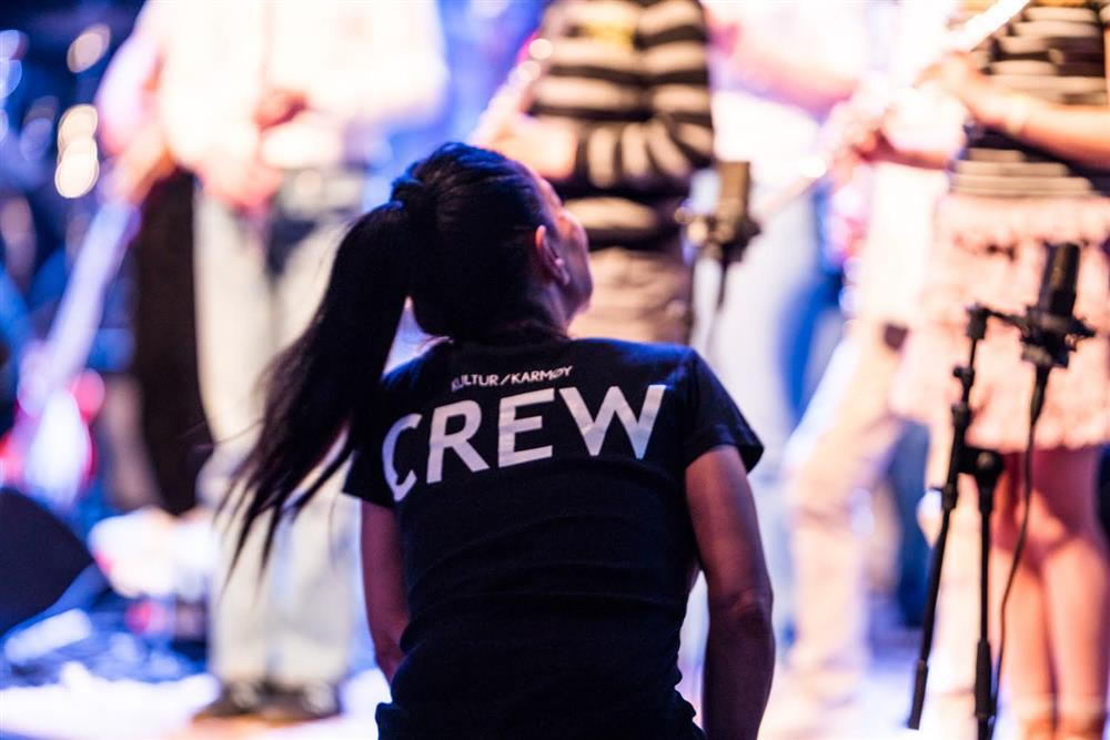 elever som spiller i band - Klikk for stort bilde